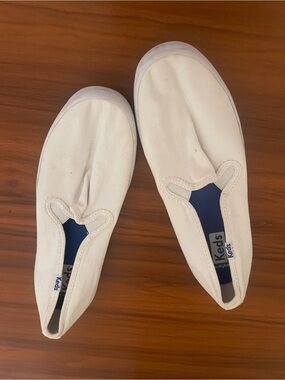 Keds Men's Slip-On Canvas Loafers in Off-White